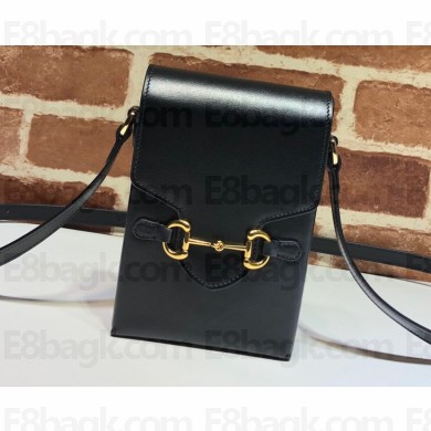 Gucci Horsebit 1955 Mini Bag 625615 Leather Black 2020