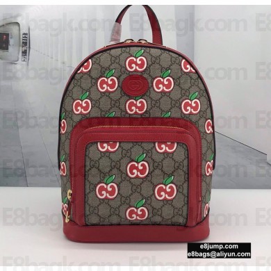 Gucci Small Backpack Bag 601296 GG Apple Print 2020