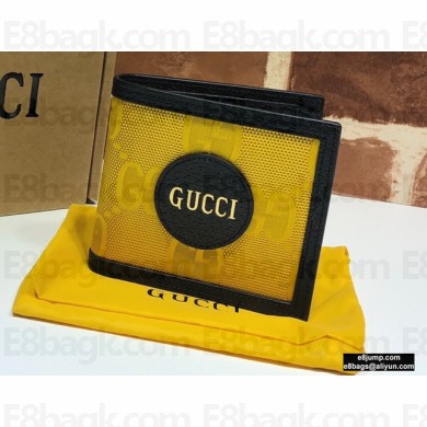 Gucci Off The Grid Billfold Wallet 625573 Yellow 2020