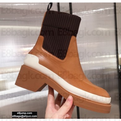 Hermes Heel Ankle Boots Brown 2020
