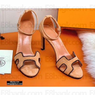 Hermes Heel 9cm Premiere Sandals with Crystal Detail 09