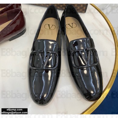 Valentino Vlogo Loafers Patent Black 2020