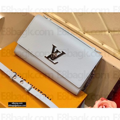 Louis Vuitton Lockme Clutch Bag M56136 Olympe Blue 2020