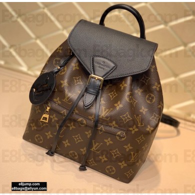 Louis Vuitton Monogram Canvas Montsouris PM Backpack Bag M45515 Black 2020