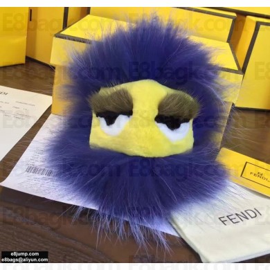 Fendi Fur Bag Bugs Charm 15