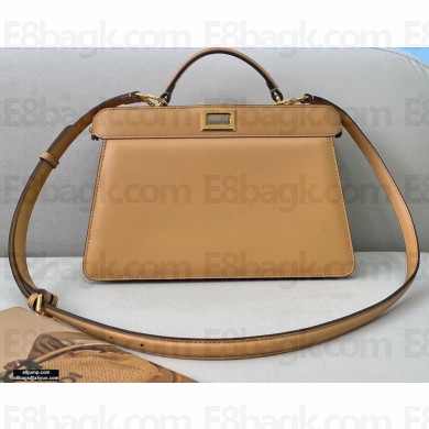 Fendi Iconic Peekaboo ISEEU East-West Bag Apricot 2020