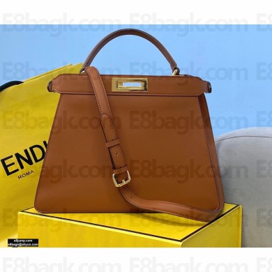 Fendi Iconic Peekaboo ISEEU Medium Bag Brown 2020