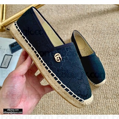 Gucci GG Canvas Espadrilles Black 2020