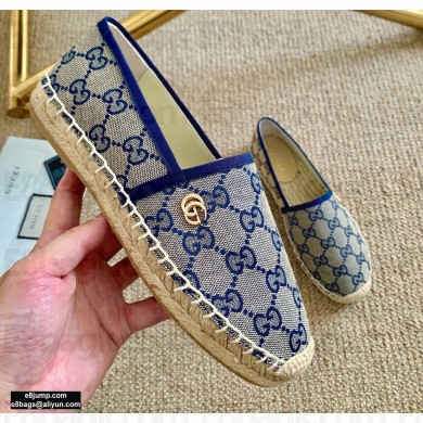 Gucci GG Canvas Espadrilles Blue 2020