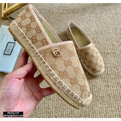 Gucci GG Canvas Espadrilles Beige 2020
