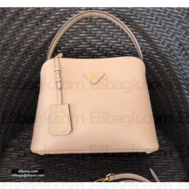 Prada Medium Saffiano Leather Matinée Bag 1BA282 Beige 2020