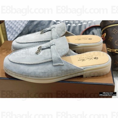 Loro Piana Suede Babouche Charms Walk Moccasin 04