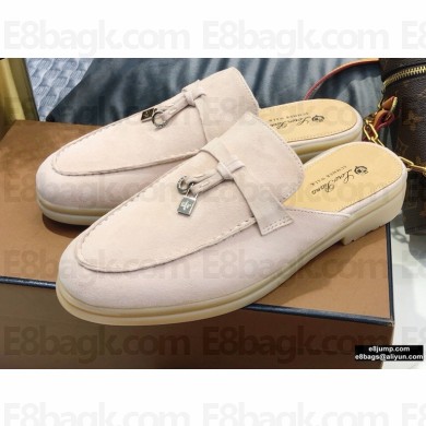 Loro Piana Suede Babouche Charms Walk Moccasin 11