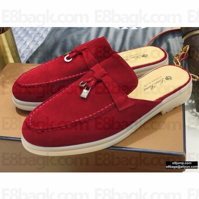 Loro Piana Suede Babouche Charms Walk Moccasin 08