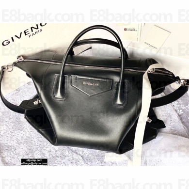 Givenchy Medium Antigona Soft Bag in Smooth Leather Black 2020