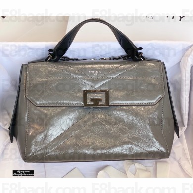 Givenchy ID Medium Bag in Aged Leather Gray 2020