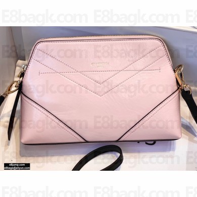 Givenchy ID Xbody Shoulder Bag in Crackling Leather Pink 2020