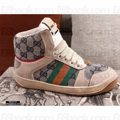 Gucci Web Screener High-top Sneakers 03 2020