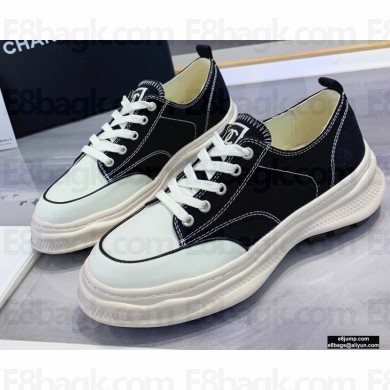 Chanel Canvas Vintage Low-Top Sneakers Black 2020
