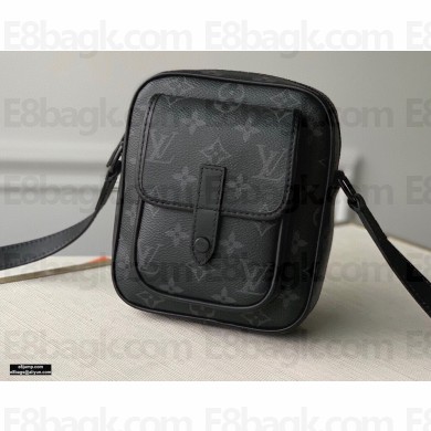 Louis Vuitton Christopher Wearable Wallet Monogram Eclipse Canvas 2020