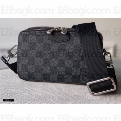 Louis Vuitton Alpha Wearable Wallet N60418 Damier Graphite Canvas 2020