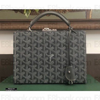 Goyard Regina Trunk Bag Gray