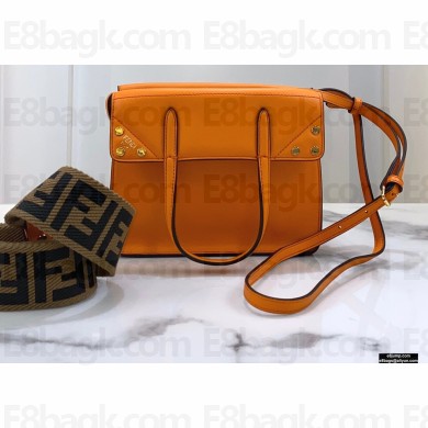 Fendi Flip Small Tote Bag Orange