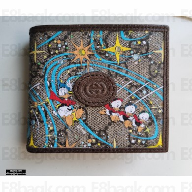 Disney x Gucci Donald Duck Billfold Wallet 647937 2020