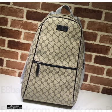 Gucci Slim Backpack Bag 449181 GG Canvas Beige