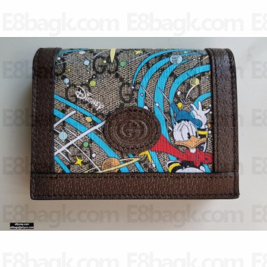 Disney x Gucci Donald Duck Card Case Wallet 648121 2020