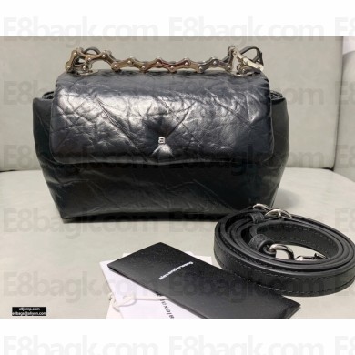 Alexander Wang Halo Quilted Crossbody Mini Bag Leather Black