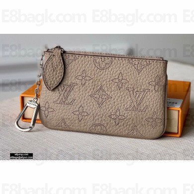 Louis Vuitton Mahina Leather Key Pouch Galet