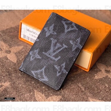 Louis Vuitton Monogram Pastel Noir Canvas Pocket Organizer Wallet M80015 2021