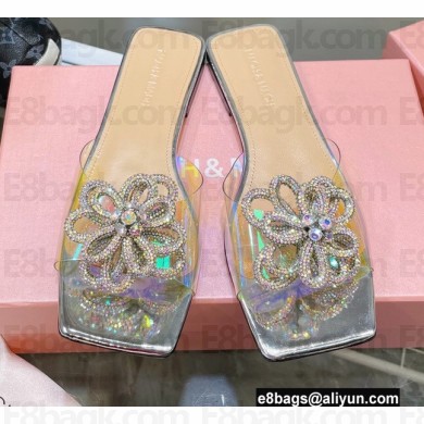 Mach & Mach Crystal Flower Slides PVC 05 2022