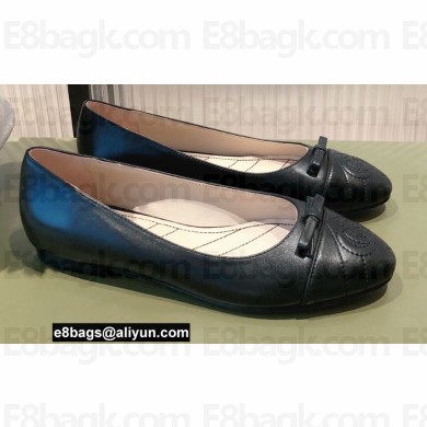 Gucci ballet flats with Double G 680878 Black 2022