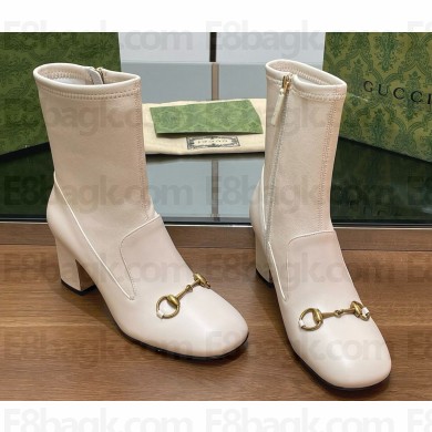 GUCCI Women's Horsebit ankle bootie heel 6.5cm 2024 
