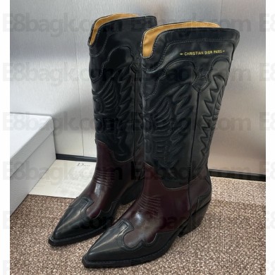 Dior  D-West cavalry boots heel 4.5cm  2024
