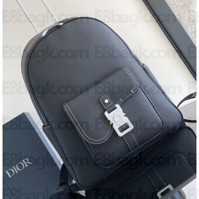 Dior saddle backpack Oblique black 2024