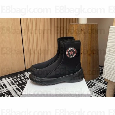 Dior badge ankle boots black 2024