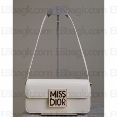 Miss Dior Flap Bag  Calfskin white 2024