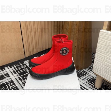 Dior badge ankle boots red 2024