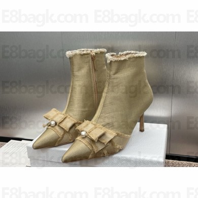  Dior Adiorable ankle boots gold  tassels heel 7cm 2024