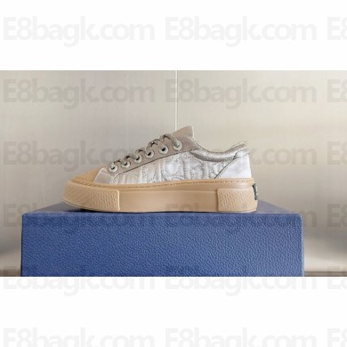 DIOR AND STONE ISLAND B33 Sneaker gray Dyed cotton with Dior Oblique motif 2024