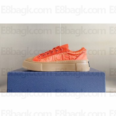 DIOR AND STONE ISLAND B33 Sneaker red Dyed cotton with Dior Oblique motif 2024