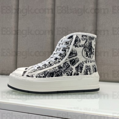 Dior Sneaker de caña alta con plataforma Walk'n' 01 2024