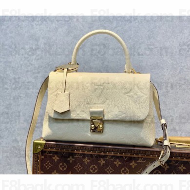 Louis Vuitton Monogram Empreinte leather Madeleine MM Bag M46041 beige 2024