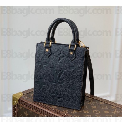 Louis Vuitton Monogram Vernis Petit Sac Plat Bag M80478 black 2024