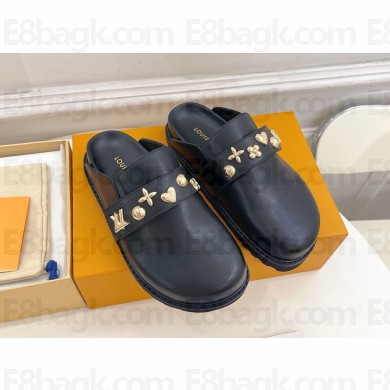 Louis Vuitton LV Cosy Flat Comfort Clog Women/Men black 2024