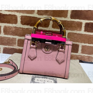 Gucci Diana mini tote bag pink 655661 2024