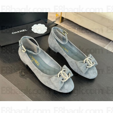 chanel Mary Janes Velvet Strass & Metal green 2024